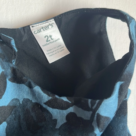 Blue Carter’s Toddler Girl's Sleeveless Holiday Dress Size 2T - Picture 4 of 8